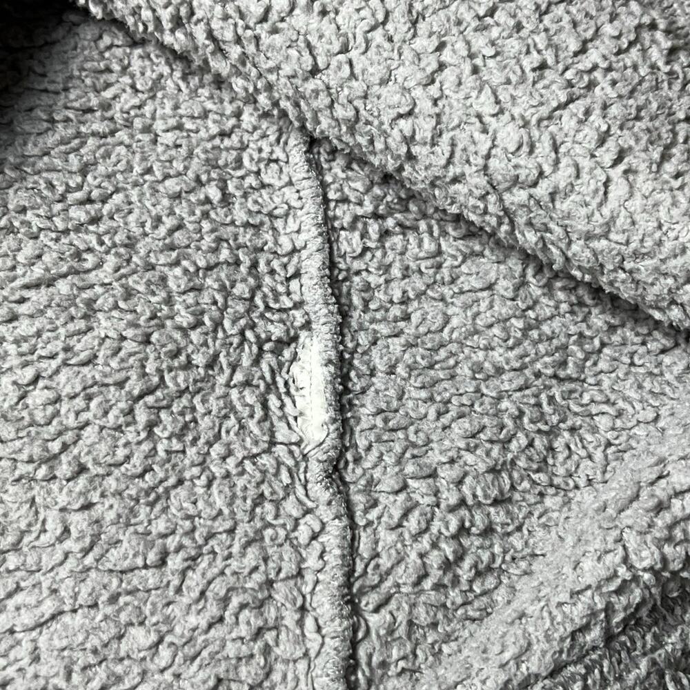 Patagonia Women Los Gatos Sweater Soft Fleece 1/4 Zip Pullover Jacket Gray Small - Picture 5 of 6